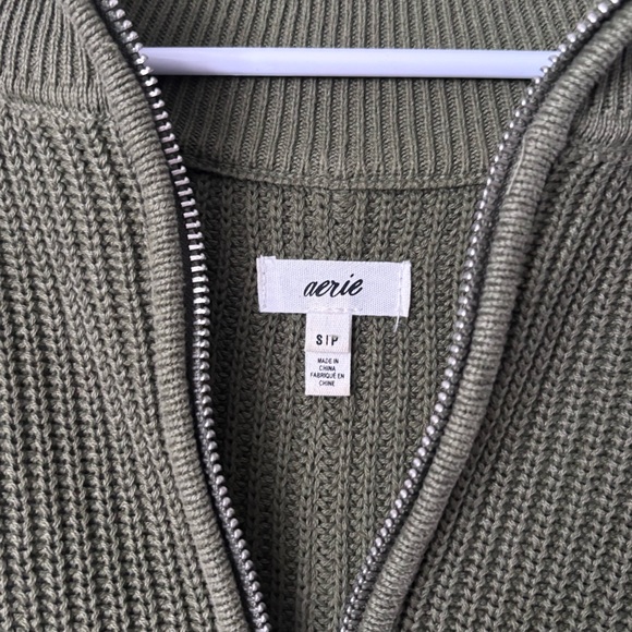 Aerie Knit Quarter-Zip Sweater - Picture 2 of 3